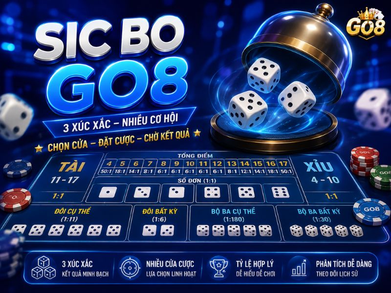 Cách Chơi Sic Bo GO8